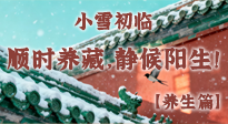【節(jié)氣養(yǎng)生】小雪初臨：順時養(yǎng)藏，靜候陽生！